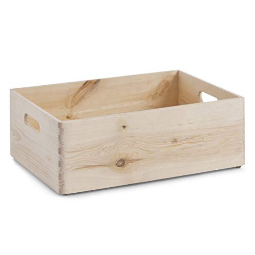 Zeller 13145 Allzweckkiste, Nadelholz, 40 x 30 x 15 cm von ZELLER PRESENT SCHÖNER LEBEN. PRAKTISCH WOHNEN.