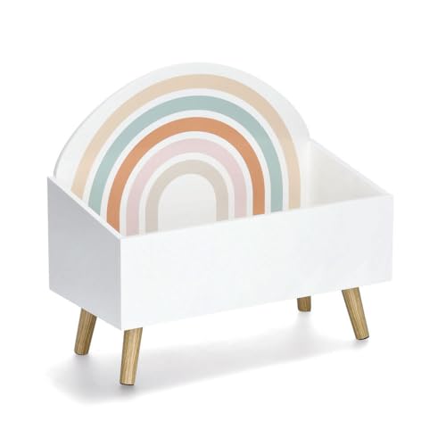 Zeller 13538 Kinder-Aufbewahrungstruhe "Rainbow", MDF/Kiefer, ca. 58 x 28 x 52 cm von ZELLER PRESENT SCHÖNER LEBEN. PRAKTISCH WOHNEN.