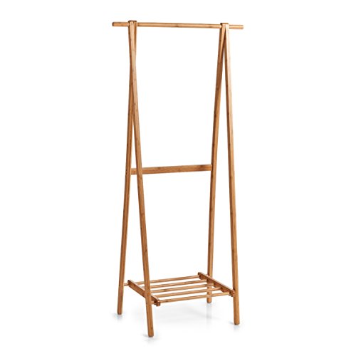 Zeller 13598 Garderobe, Holz, Natur, 73.5 x 44.5 x 159 cm von ZELLER PRESENT SCHÖNER LEBEN. PRAKTISCH WOHNEN.