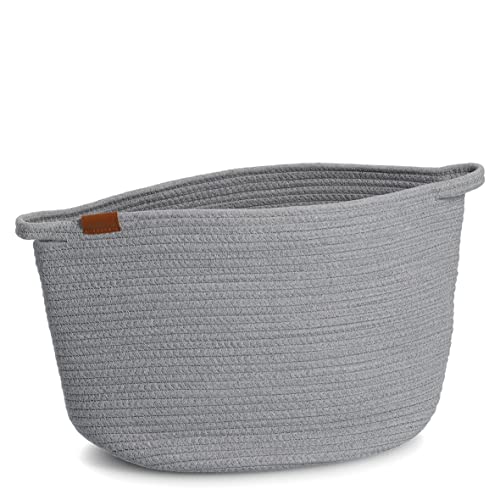 Zeller 14440 Aufbewahrungskorb, Baumwolle/Polyester, grau, ca. 38 x 27 x 31 cm Zeller 14440 Aufbewahrungskorb, Baumwolle/Polyester, grau, ca. 38 x 27 x 31 cm von ZELLER PRESENT SCHÖNER LEBEN. PRAKTISCH WOHNEN.