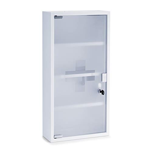 Zeller Medizinschrank, Metall, weiß, 30 x 12 x 60 cm von ZELLER PRESENT SCHÖNER LEBEN. PRAKTISCH WOHNEN.