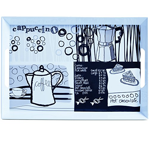 Zeller Melamintablett Coffee, ca. 50 x 35 x 5 cm von ZELLER PRESENT SCHÖNER LEBEN. PRAKTISCH WOHNEN.