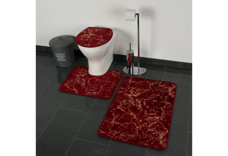 ZELLERFELD Badematte Marmour 3-teilig Bad Matte Dusche Set von 2 Rutsch Stand Bad Matten ZELLERFELD Badematte Marmour 3-teilig Bad Matte Dusche Set von 2 Rutsch Stand Bad Matten von ZELLERFELD