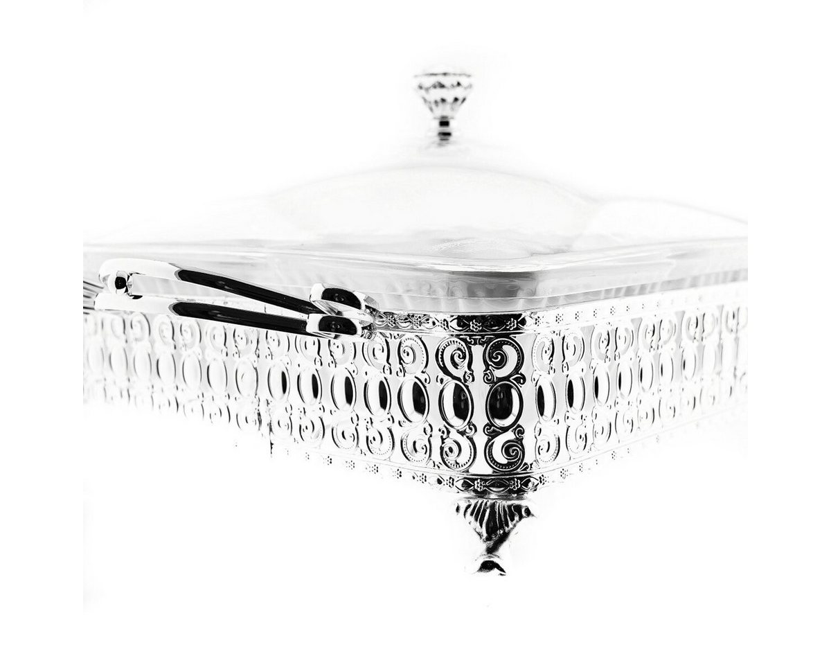ZELLERFELD Servierschale Set Servierschüssel mit 4 Dipschalen mit Griff und Deckel Gold ZELLERFELD Servierschale Set Servierschüssel mit 4 Dipschalen mit Griff und Deckel Gold von ZELLERFELD