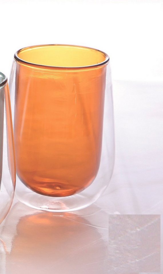 ZELLERFELD Thermoglas 2er Gläser-Set Doppelwand Glas Cift Camli Bardak 300 ml ZELLERFELD Thermoglas 2er Gläser-Set Doppelwand Glas Cift Camli Bardak 300 ml von ZELLERFELD