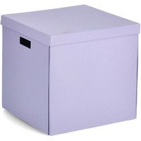 Zeller - Aufbewahrungsbox mit Deckel, recycelter Karton, 33,5 x 33 x 32 cm von Zeller