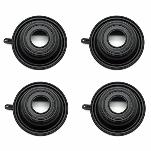 Kfz-Ersatzvergaser Zum ZX600 ZZR600 2004 2005 2006 2006 ZX ZZR 600 Vergaser-Reparatur-Kits Haupt-Slow-Jet-Floatventil Vakuum-Membran, 4 Sätze (Color : 4 diaphragms) von ZELNF