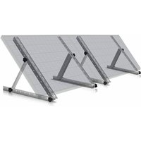 Zelsius - Aluminium Solarmodul Halterung, von 0 bis 90 Grad, für zwei Panele, Stützstange 56 cm Zelsius - Aluminium Solarmodul Halterung, von 0 bis 90 Grad, für zwei Panele, Stützstange 56 cm von ZELSIUS