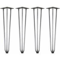 Zelsius - 4er Set Tischbeine aus Stahl, (h) 60 cm, Rohstahl, 3 Streben Zelsius - 4er Set Tischbeine aus Stahl, (h) 60 cm, Rohstahl, 3 Streben von ZELSIUS