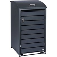 Mülltonnenbox mit abgerundetem Deckel für eine 120 - 240 Liter Mülltonne, Anthrazit ral 7016 - Zelsius Mülltonnenbox mit abgerundetem Deckel für eine 120 - 240 Liter Mülltonne, Anthrazit ral 7016 - Zelsius von ZELSIUS