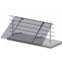 Universal Solarmodul Balkon Halterung Set mit verstellbarem Winkel, Aluminium Montageset - Zelsius von ZELSIUS