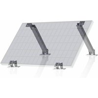 Zelsius - Universal Solarmodul Halterung mit verstellbarem Winkel, Aluminium Montageset für ein Panel von ZELSIUS