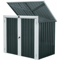 Gartenschrank 158 x 101 x 134 cm, Geräteschrank mit Lüftungsgittern - Zelsius von ZELSIUS