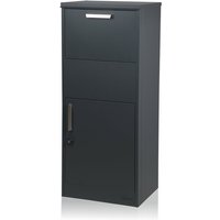 Zelsius - Paketbriefkasten Jupiter pulverbeschichteter Stahl RAL7016 Anthrazit mit Diebstahlsperre von ZELSIUS