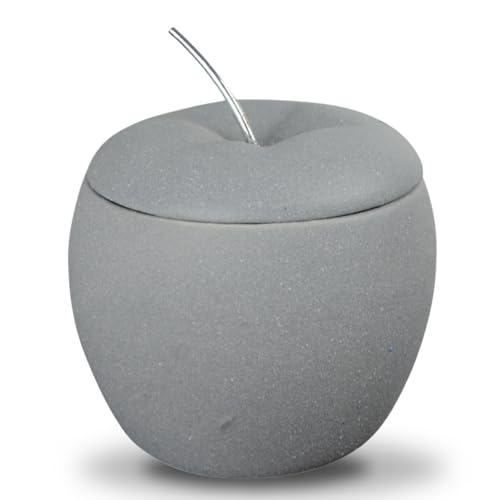 Duftbrenner Amour – Duftwachs – Diffusor für ätherisches Öl und Raumduft – Kerzenhalter Aromatherapie – Teelichthalter aus Zement – Höhe: 12 cm – Zen'Arôme von ZEN ARÔME