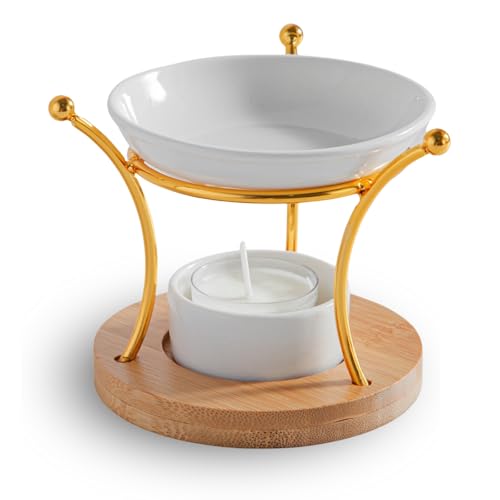 Duftbrenner Etna - Duftbrenner - Hochzeit Metall Keramik und Holz - Einfache Aromatherapie - Parfümierte Atmosphäre - Moderne parfümierte Inneneinrichtung -50 ml - H 10,5cm - Zen'Arôme Duftbrenner Etna - Duftbrenner - Hochzeit Metall Keramik und Holz - Einfache Aromatherapie - Parfümierte Atmosphäre - Moderne parfümierte Inneneinrichtung -50 ml - H 10,5cm - Zen'Arôme von ZEN ARÔME