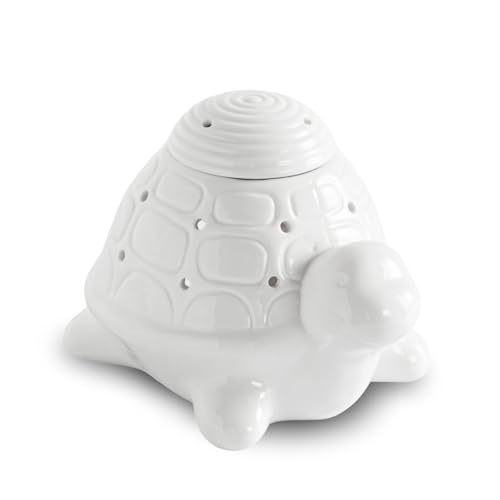 Parfümbrenner Franklin - Parfümierter Fondantbrenner - Zeitgenössisches Kunsthandwerksobjekt - Moderne, duftende Inneneinrichtung - Niedliche Schildkrötenstatue - 45 ml - H 11,5cm - Zen'Arôme von ZEN ARÔME