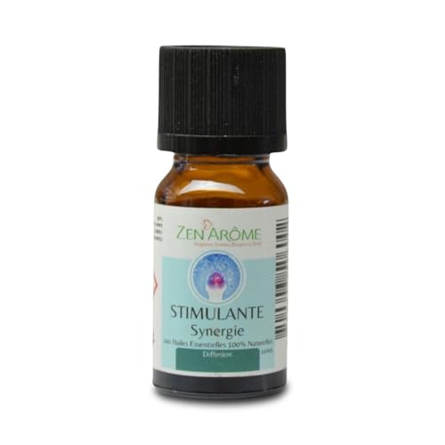 Synergie von stimulierenden ätherischen Ölen - Mischung aus 100% reinen und natürlichen ätherischen Ölen - 10 ml - analysiert und in Frankreich konditioniert - Zen’arôme Synergie von stimulierenden ätherischen Ölen - Mischung aus 100% reinen und natürlichen ätherischen Ölen - 10 ml - analysiert und in Frankreich konditioniert - Zen’arôme von ZEN ARÔME