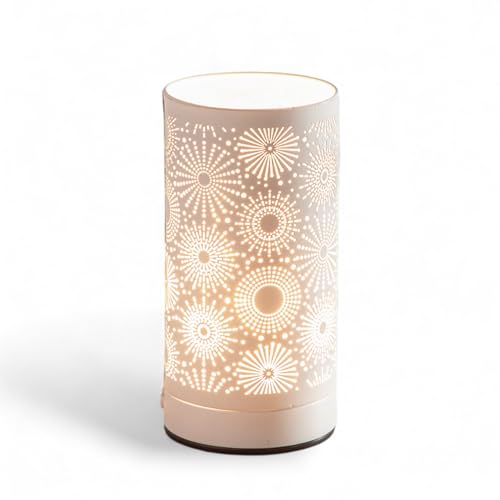 Zen’Arôme Duftwachs-Brenner Calorya Nr.15 - Elektrischer Duftwachs-Brenner für Duftwachs - Metall Parfümlampe mit Touch-Bedienung - Stimmungsbeleuchtung - Originelle Geschenkidee - H 21cm von ZEN ARÔME