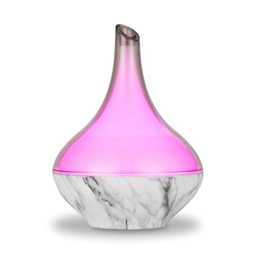 Zen'arôme Diffusor ätherische Öl Hestia, Ultraschalldiffusoraromatherapie, elektrischer Luftbefeuchter, anpassbare LED -Beleuchtung, modernes Design, Stumm und kompakt von ZEN ARÔME