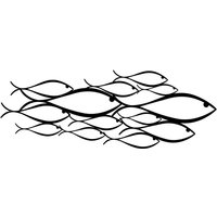 Zen Et Ethnique - Signes Grimalt Metall -Ornamentwand auftragen Wall Advolcy wendet Metall Black 1x83x29cm 26237 auf von SIGNES GRIMALT