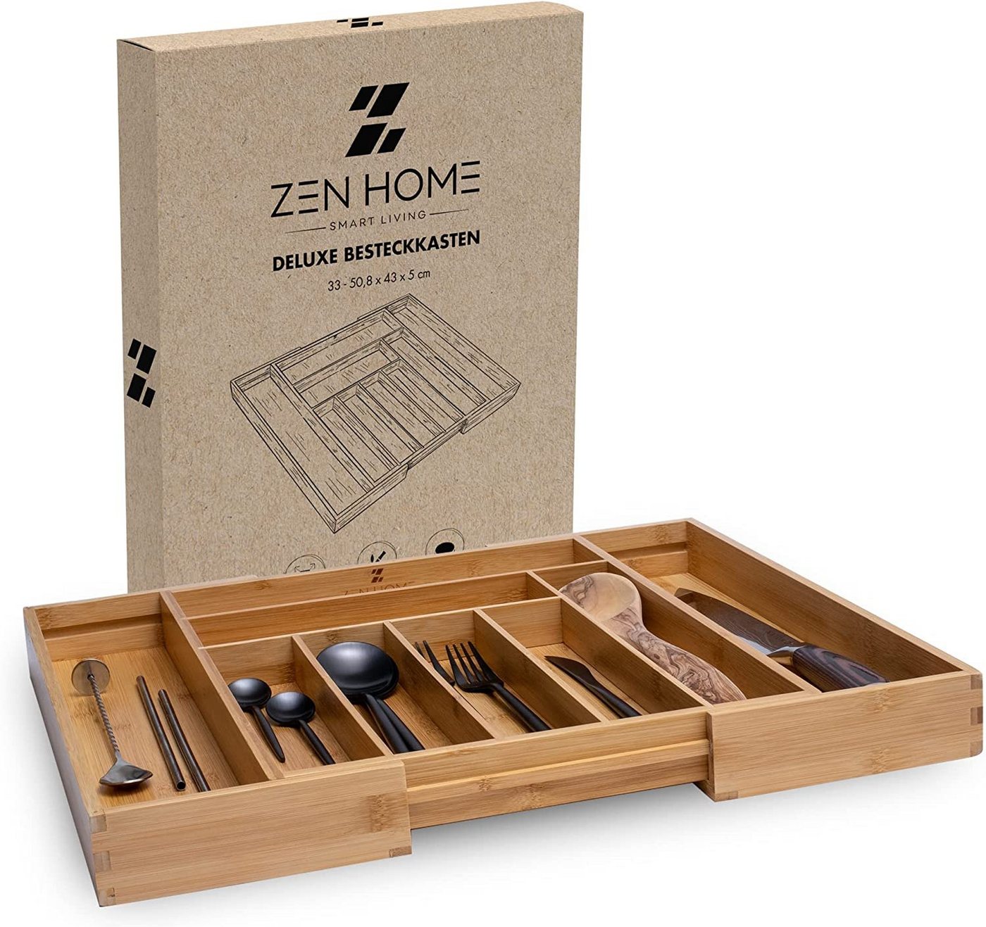 ZEN HOME - smart living - Besteckkasten ZEN HOME - smart living - Besteckkasten für Schubladen - größenverstel von ZEN HOME - smart living -