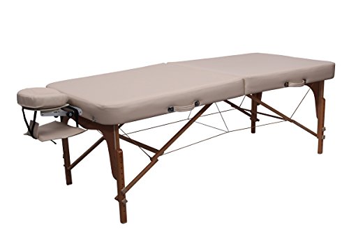 Massageliege Zen BigOne - Die klappbare und Mobile Massagebank und Kosmetikliege für den Profi oder Heimbedarf - PVC-frei/PU-Kunstleder/Top Qualität / 10 Jahre Garantie (Créme) von ZEN MASSAGE WARE