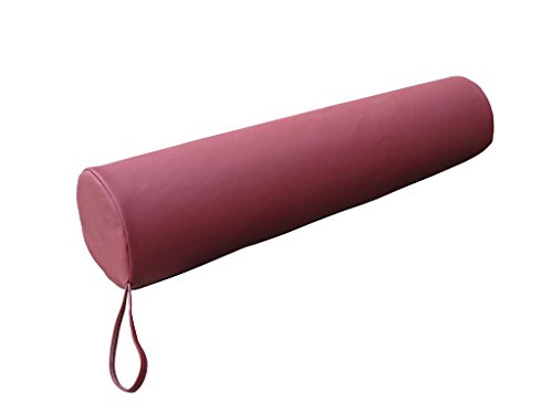 Zen – Kleine Vollrolle für Massageliegen & Therapieliegen 60 x 15 x 15 cm – Lagerungsrolle als Unterlage für Knie, Knöchel & Hals – Knierolle mit PU-Kunstleder-Bezug – Massage Zubehör (Burgund) von ZEN MASSAGE WARE