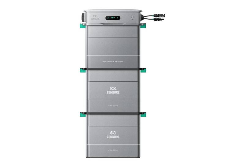 ZENDURE SuperCharged Balkonkraftwerk Zendure SolarFlow 800 Pro mit 1/2 x AB2000X LiFePO₄ Batterie 1920Wh, 1920 W, (Set, Zendure SolarFlow 800 Pro+1/2 xAB2000X Batterie), IP65, Plug and play von ZENDURE SuperCharged