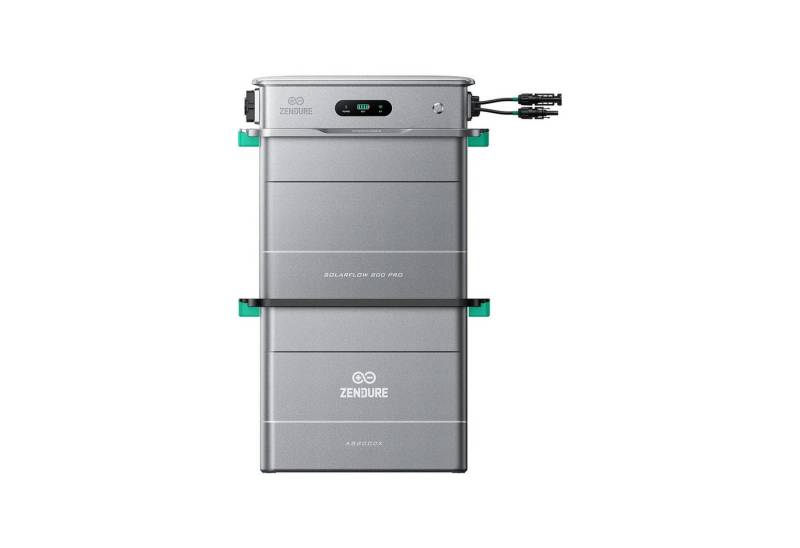 ZENDURE SuperCharged Balkonkraftwerk Zendure SolarFlow 800 Pro mit 1/2 x AB2000X LiFePO₄ Batterie 1920Wh, 1920 W, (Set, Zendure SolarFlow 800 Pro+1/2 xAB2000X Batterie), IP65, Plug and play von ZENDURE SuperCharged