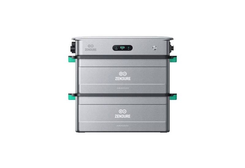 ZENDURE SuperCharged Balkonkraftwerk Zendure SolarFlow Zendure SolarFlow 2400 AC+1 /2 AB3000X Batterie, 2400 W, (Set, Zendure SolarFlow 2400 AC mit 1 /2 AB3000X Batterie) von ZENDURE SuperCharged