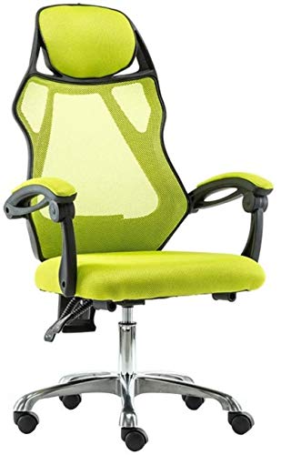 ZENFEKU Bürostuhl, Computerstuhl, Chef- und ergonomischer Drehstuhl, höhenverstellbarer Gaming-Stuhl aus Stoff mit hoher Rückenlehne, hoffnungsvoll von ZENFEKU