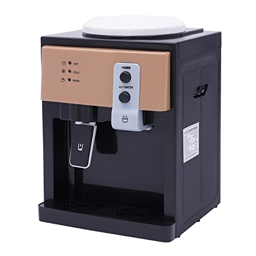 Elektrischer Wasserspender, elektrischer Heiß- und Kaltwasserspender, 550W 8-95° Wasserspender, kann 3,5-18,9L Wasser fassen, Wasserspender für den Haushalt, geeignet für Schreibtische, Nachttische von ZENGRICE
