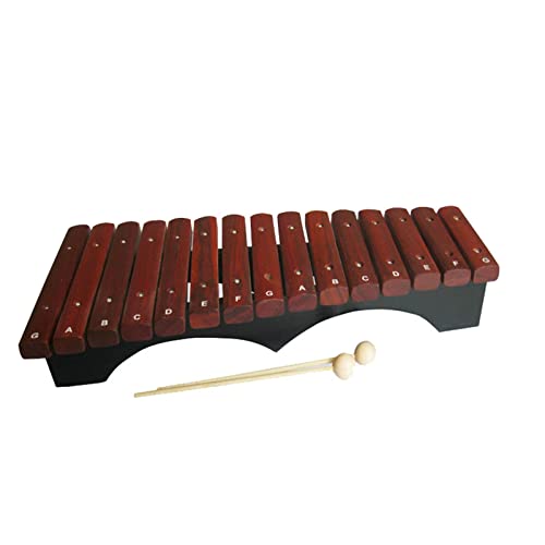 15-Ton-Xylophon-Glockenspiel Für Anfänger Musikunterrichtshilfen Hand-Percussion-Klavier Mit 2 Paar Mallet-Percussion- Klangplatten von ZENGXUE