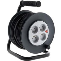 Elektrische Haushaltskabeltrommel mit Erdung L. 15 M HO5VVF 3G1.5 ZENITECH von ZENITECH