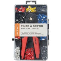 Packung mit 1200 Klemmen inklusive Crimpzange, ZENITECH ZENITECH Packung mit 1200 Klemmen inklusive Crimpzange, ZENITECH ZENITECH von ZENITECH