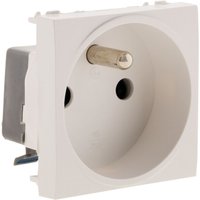 Zenitech - Steckdose 2P+T automatische Verbindung. Nur Motor - weiß von ZENITECH
