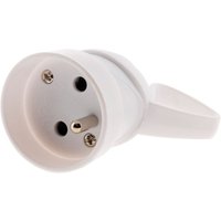 Stecker weiblich 16A 2P + t weiß von ZENITECH