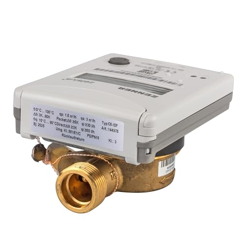 Wärmezähler Zelsius QN 1,5 ISF Ausführung 110 mm / 3/4 Zoll Anschluss Eichung 2025 von Zenner