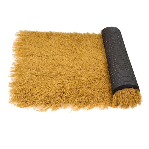 Feuerfeste Künstliche Strohrolle,Synthetisches Strohdach Paneele Gras Dach,Gras Reetdach,Strohdach,Für Party Dekoration Garten Zaun Strand(1x19m(39.4x748in)) von ZENSTYW