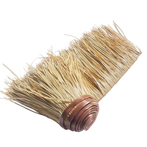 Künstliches Tiki Strohdach Stroh Palmdach Paneele Synthetisches Strohgrasdach Palmdach Paneele Für Outdoor-Locations,Bar Oder Sonnenschirm(0.5x13m(19.7x511.8in)) von ZENSTYW