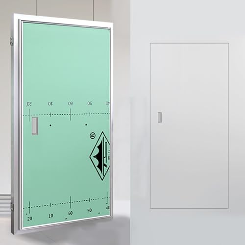 Revisionsklappe Aus Gipskartonplatte,Versteckte Rohrinspektionstür,Revisionsschachttür,Wartungstür,Überstreichbare Universelle Revisionslochabdeckung(22x32in/55x81cm) von ZENSTYW