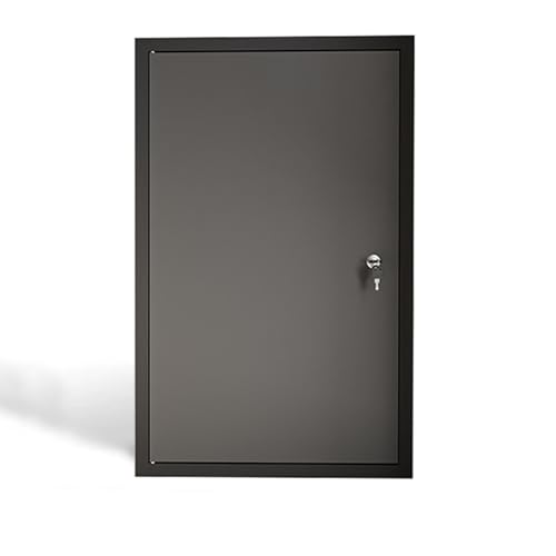 Revisionsklappe Mit Schloss,Wartungstür Aluminiumlegierung,Wartungsklappe Trockenbau,Abdeckung Der Elektrischen Zugangstür,Revisionstür(12x30in/30x76CM) von ZENSTYW