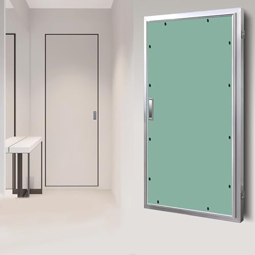 Revisionsklappe Versteckte,Elektrische Inspektionstür Aus Trockenbau,Wartungstür,Aluminiumrahmen,Revisionstüren Und Schachttüren Für Kabel Und Rohrabdeckungen(24x80in/61x203cm) von ZENSTYW