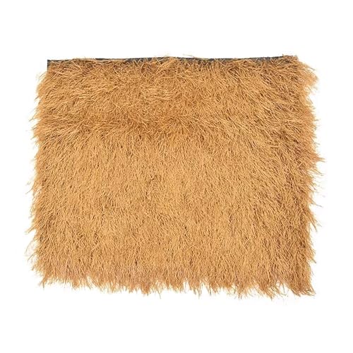 Synthetisches Strohgras,Künstliche Reetdachrolle,Strohdach,Kunststrohdach-Dekor,Palmstrohgrasrolle Für Tiki-Hütte,Party,Gartenzaun,Terrasse,DIY-Basteln(1x18m(39.4x708.7in)) von ZENSTYW