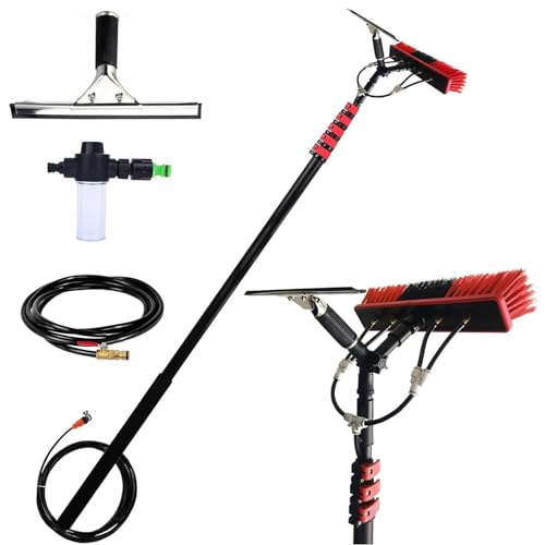 3.6-10.2 M Water-Carrying Telescopic Rod, Glass Roof Cleaning Set, PV System, Universal Washing Brush, Window Cleaner, Telescopic Handle, Water-Filled Window Cleaner with Telescopic Handle(Color:55CM von ZENTORIA