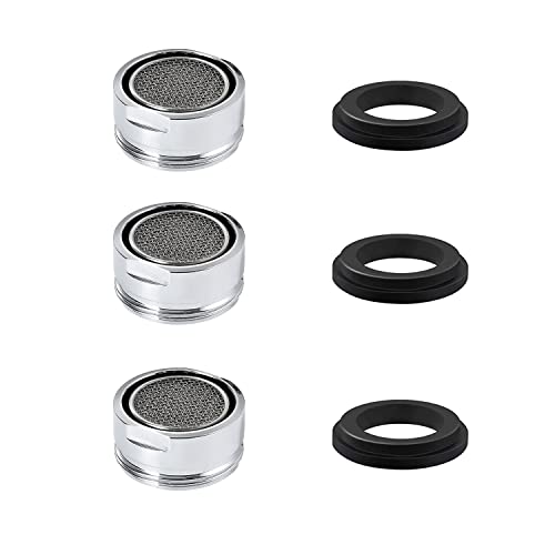 ZENVALY Strahlregler M24, Sieb Einsatz, Edelstahl Aufsatz, Wasserhahn Ersatzteile Mit Dichtung, Luftsprudler Filter für Küche, Außengewinde, 24mm, 3 Stück ZENVALY Strahlregler M24, Sieb Einsatz, Edelstahl Aufsatz, Wasserhahn Ersatzteile Mit Dichtung, Luftsprudler Filter für Küche, Außengewinde, 24mm, 3 Stück von ZENVALY