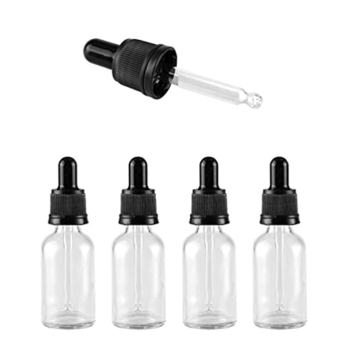 ZEOABSY 4 Stück 20ml Leere Transparent Pipettenflasche mit Originalitätsschraubverschluss,Glasflasche Tropfpipetten für Aromatherapie ätherische Öle Dosierung + 1x Trichter ZEOABSY 4 Stück 20ml Leere Transparent Pipettenflasche mit Originalitätsschraubverschluss,Glasflasche Tropfpipetten für Aromatherapie ätherische Öle Dosierung + 1x Trichter von ZEOABSY