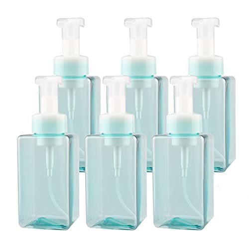 ZEOABSY 6 Stück 450ml Quadrat Leere Blau Seifenspender Schäumende Schaumseifenspender Nachfüllbare Seifenflaschen für Schäumende Flüssigseife Küche Bad Kosmetik Shampoos ZEOABSY 6 Stück 450ml Quadrat Leere Blau Seifenspender Schäumende Schaumseifenspender Nachfüllbare Seifenflaschen für Schäumende Flüssigseife Küche Bad Kosmetik Shampoos von ZEOABSY