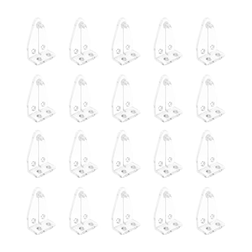 20 Stück Fensterrollos Halteklammern Sichere Positionierung Haken Unterschienen Halter Halterungen für Wohnzimmer Schlafzimmer Vorhang Clips für Vertikale Horizontale Jalousien von ZEPFJHE